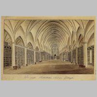 Friedrich Besemann, Grosser Bibliothekssaal um 1820, Wikipedia.png